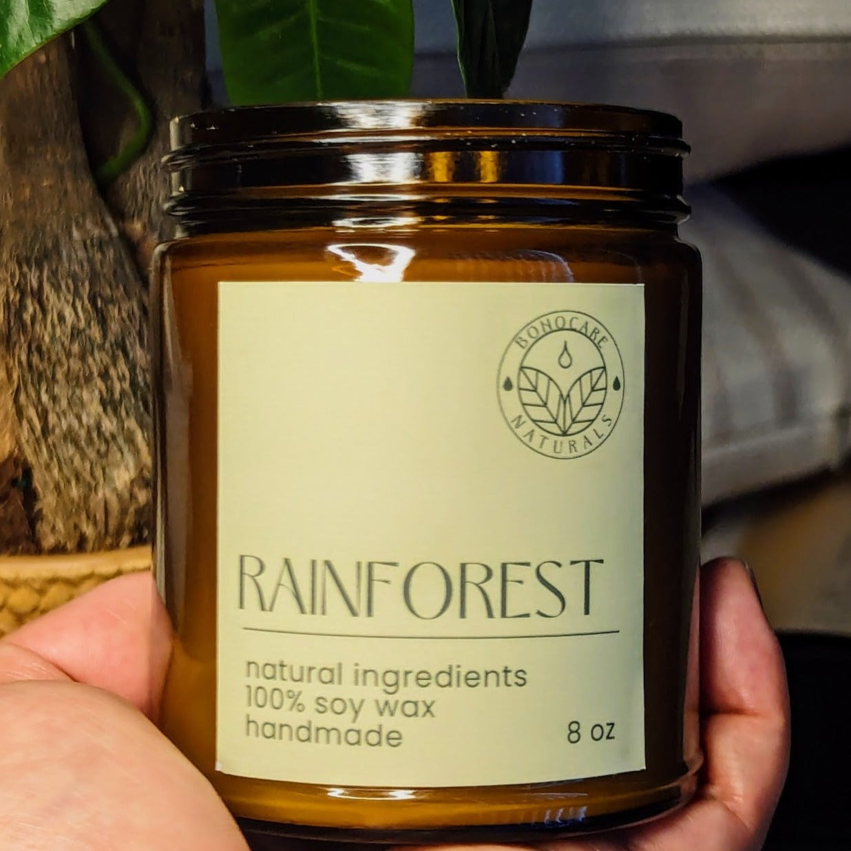 Serenity Whisper Tropical Rainforest Soy Candle